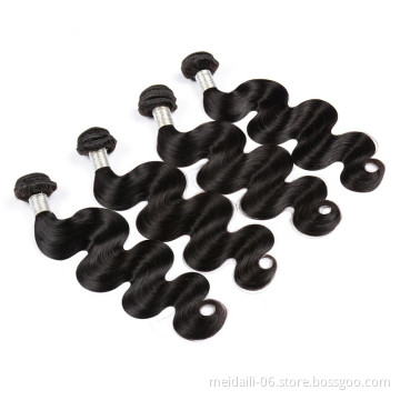 top quality 9a grade cuticle aligned hair double drawn shedding free body wave virgin peruvian hair bundles